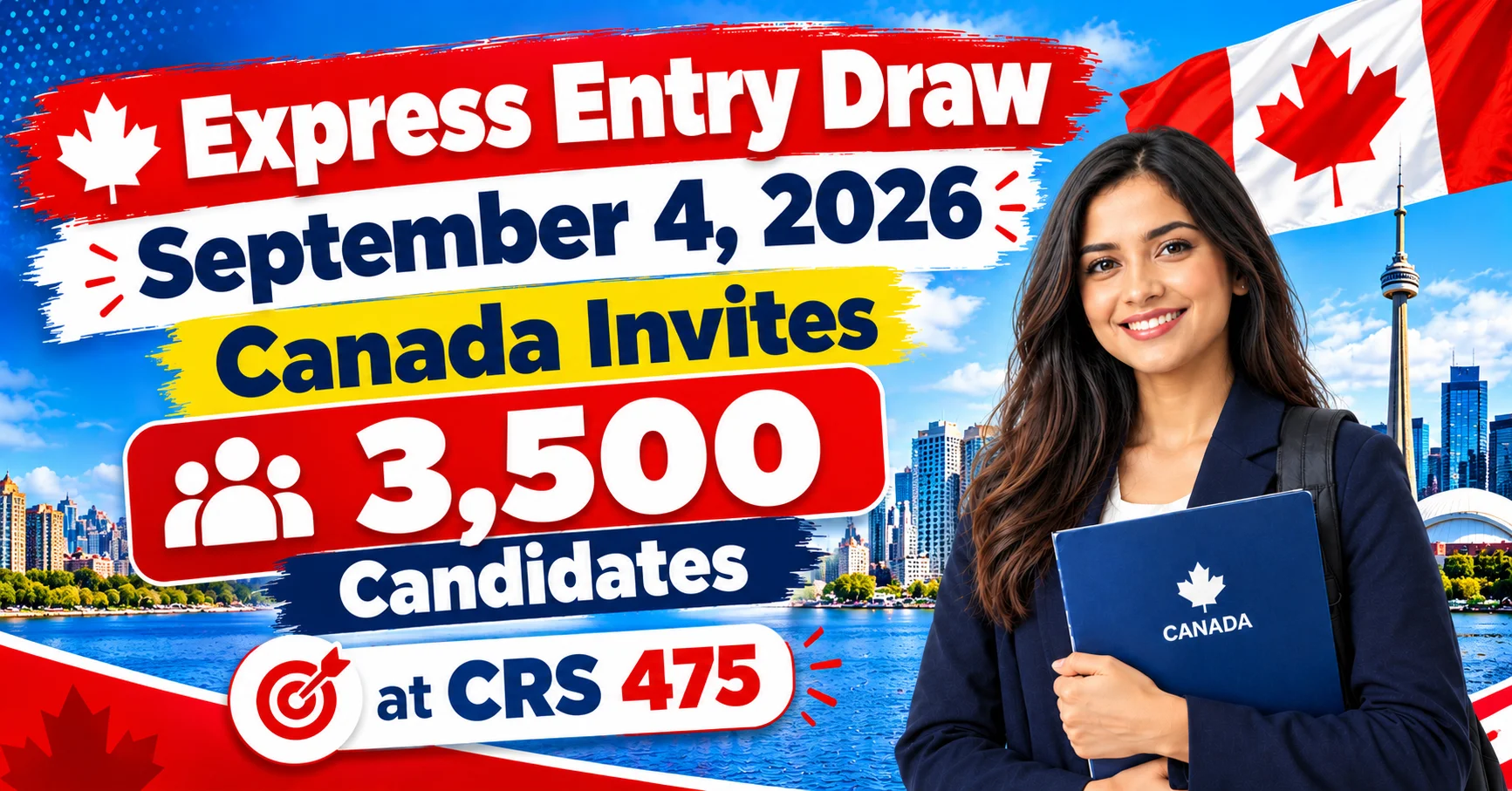 Express Entry Draw September 4, 2026: Canada Invites 3,500 Candidates at CRS 475