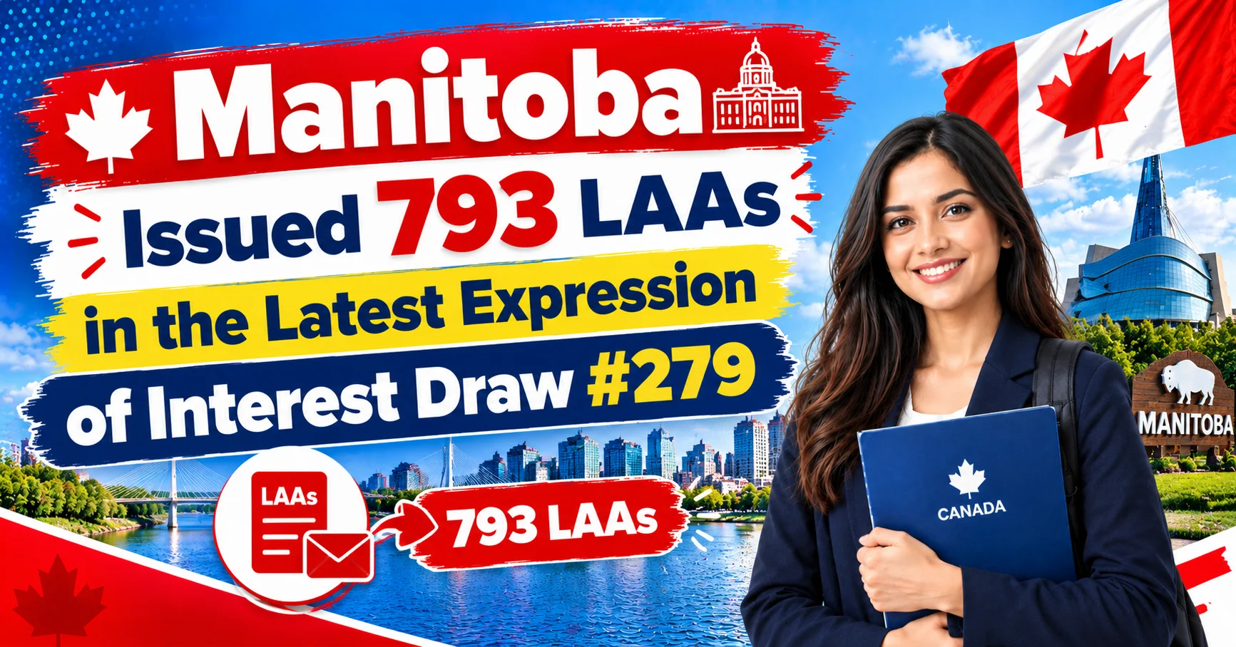 Manitoba Issued 793 LAAs in the latest Expression of Interest Draw #279
